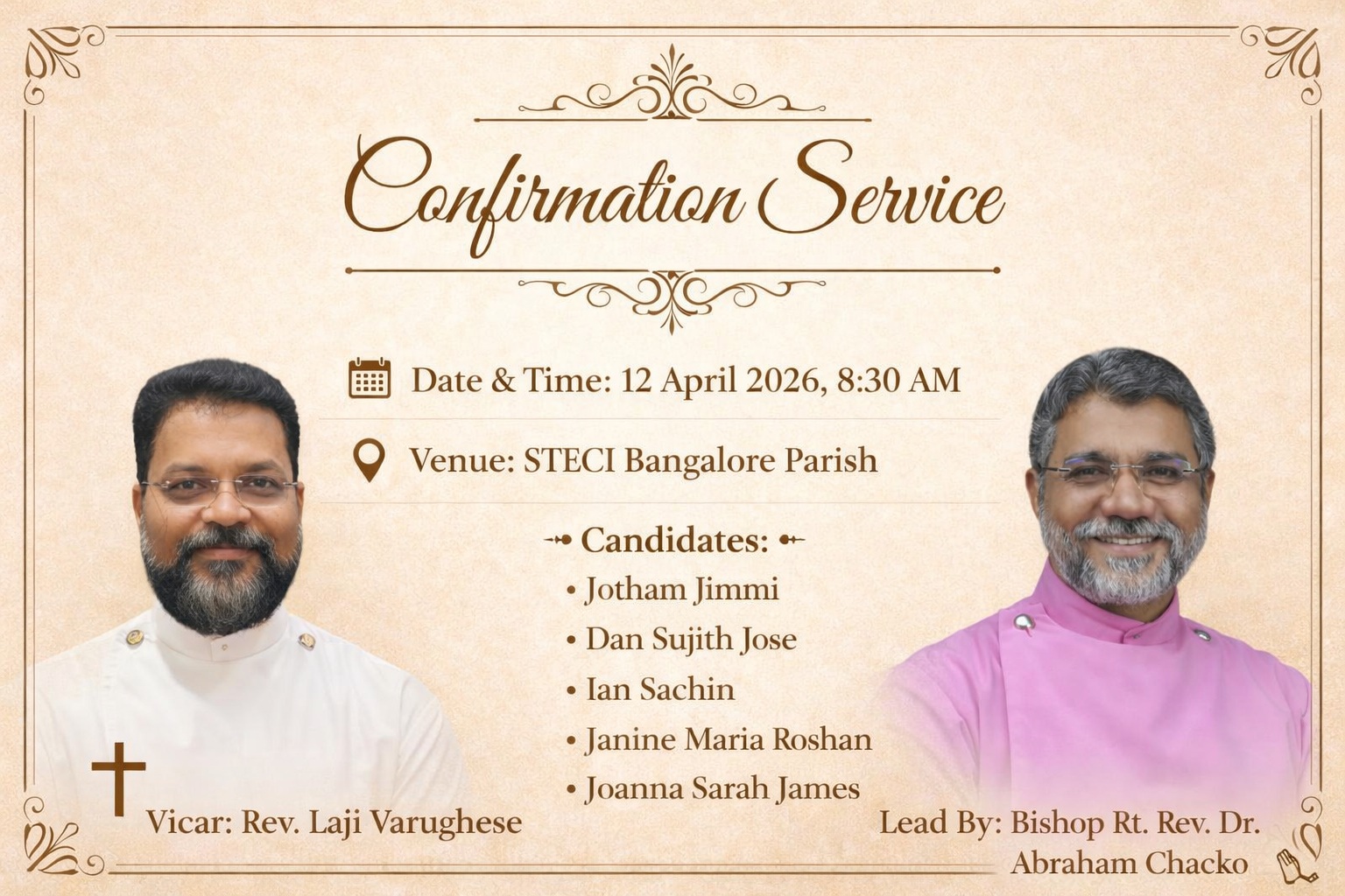 confirmation Services 2026