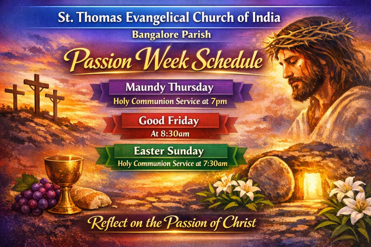 Passion Week Services 2026